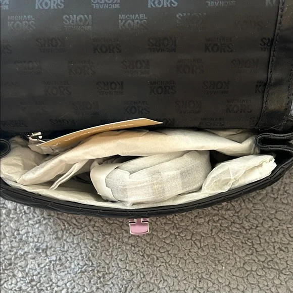 Michael Kors Black Quilted Purse - Picture 9 of 12